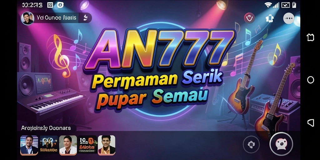 Tampilan gameplay AN777 yang menggembirakan dan penuh warna.