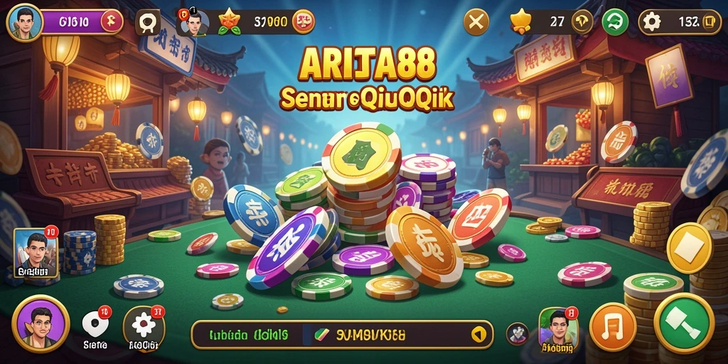 Screenshot ARISTA88 menampilkan gameplay QiuQiu yang seru dan interaktif.