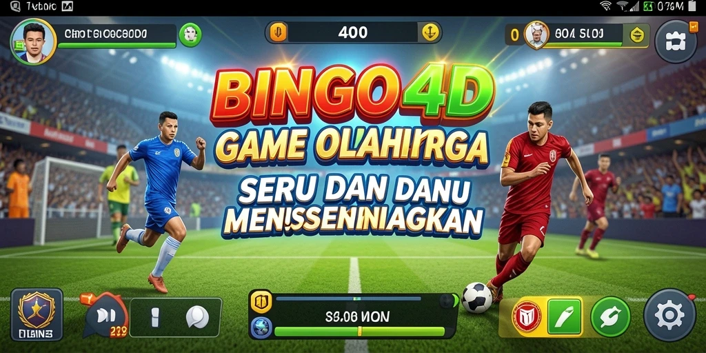 Screenshot menunjukkan gameplay seru dalam aplikasi BINGO4D.