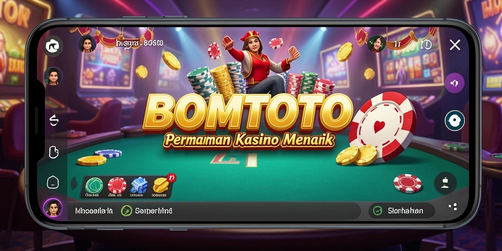 Tangkapan layar utama gameplay Kasino BOMTOTO yang menarik dan penuh aksi.