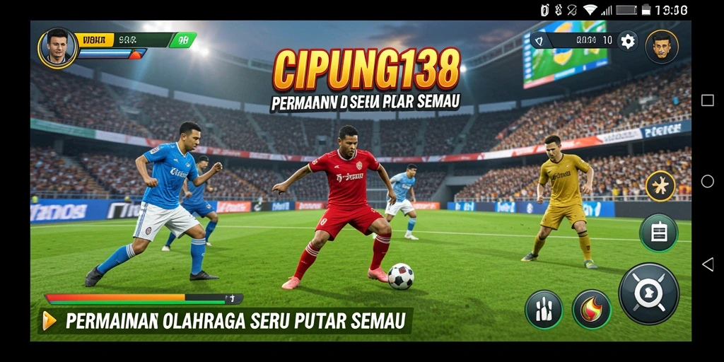 Tangkapan layar gameplay CIPUNG138 yang menampilkan aksi olahraga seru.