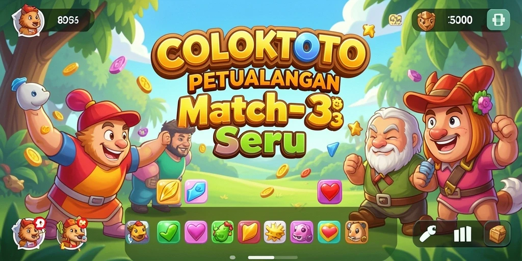 Tampilan gameplay COLOKTOTO yang menarik dan penuh warna.