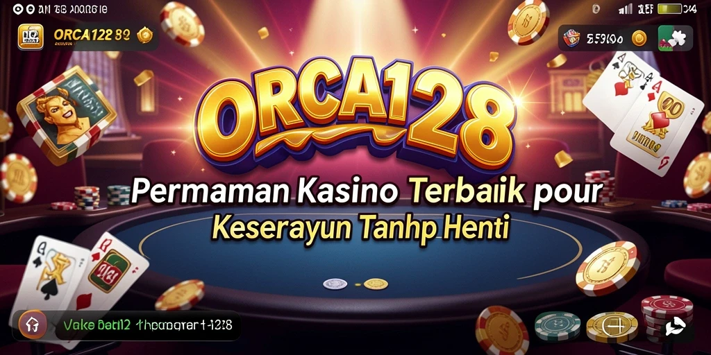 Tampilan gameplay Kasino yang seru dan menarik di ORCA128.