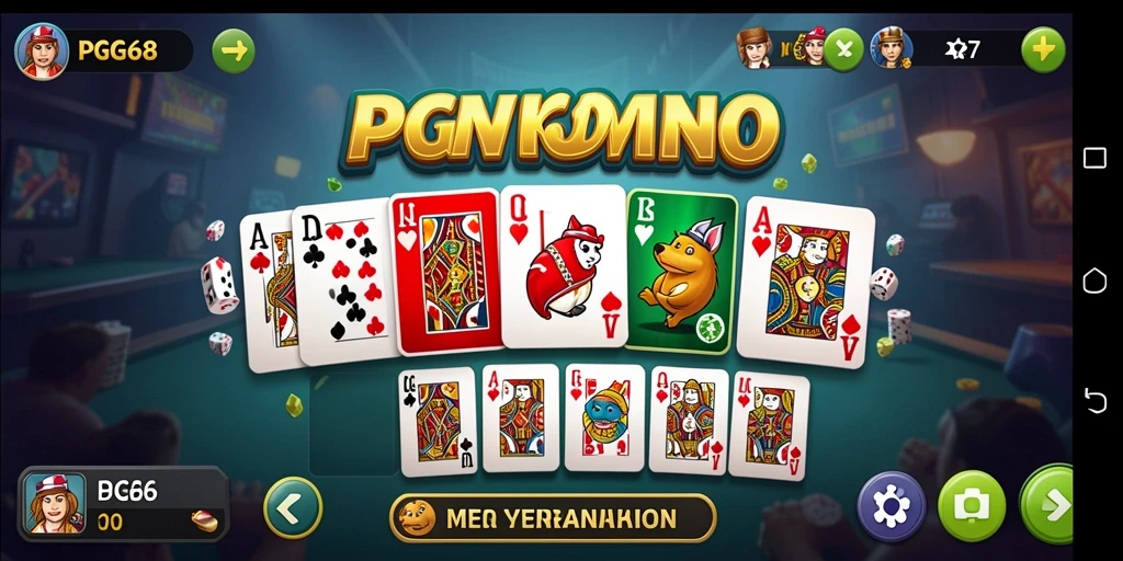 Tampilan gameplay Domino yang menarik dan interaktif.