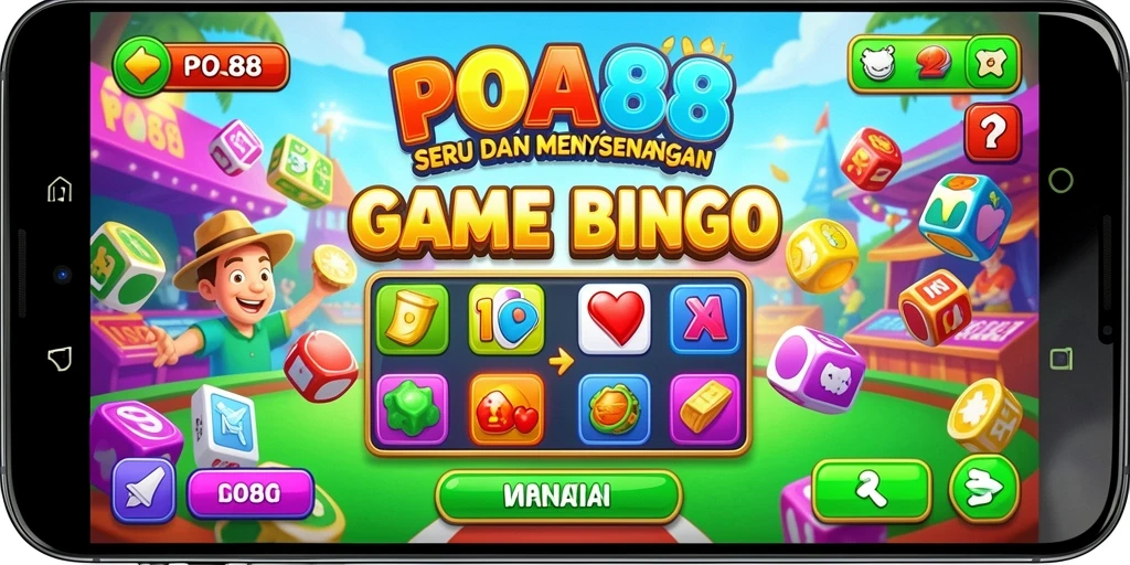 Screenshot gameplay POA88 menampilkan suasana permainan Bingo yang seru.