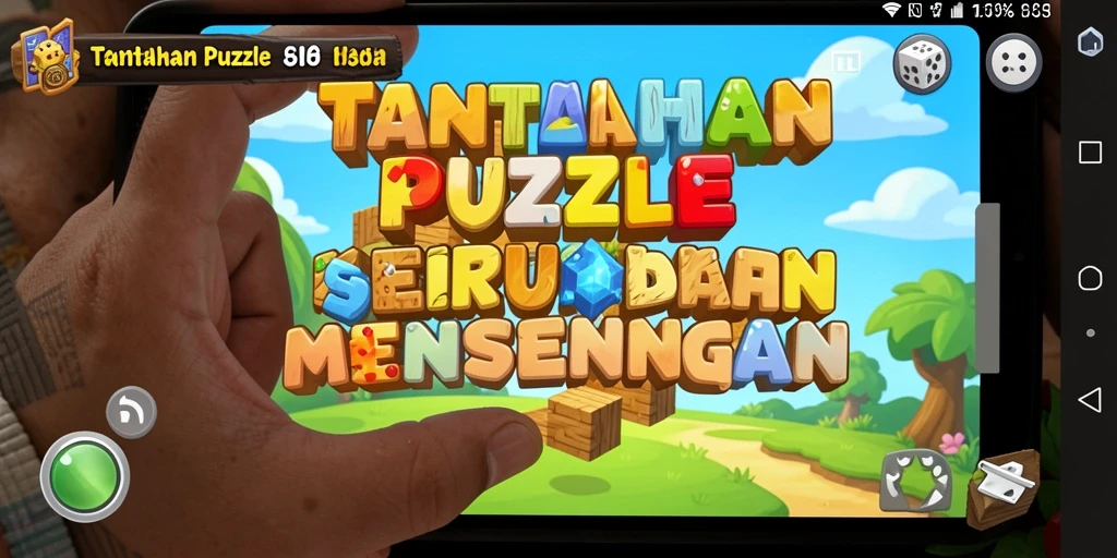 Tampilan gameplay seru dalam T6 dengan berbagai tantangan Puzzle.