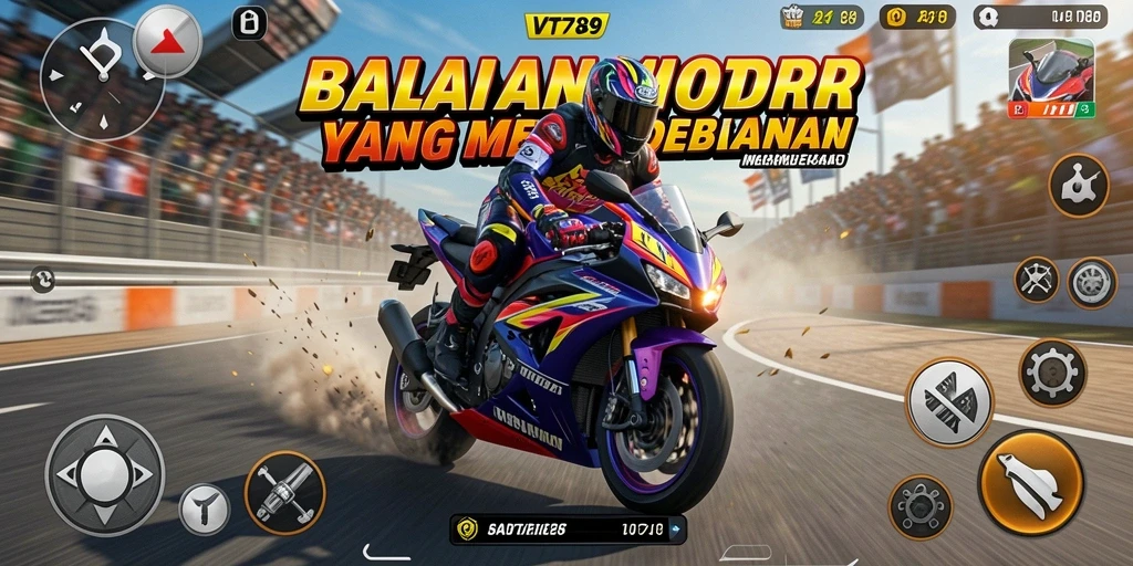 Gameplay seru balapan motor di VT789 dengan grafis menakjubkan.