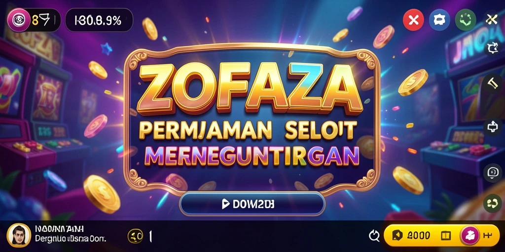 Screenshot menunjukkan gameplay menarik dan grafis memukau ZOFAZA.